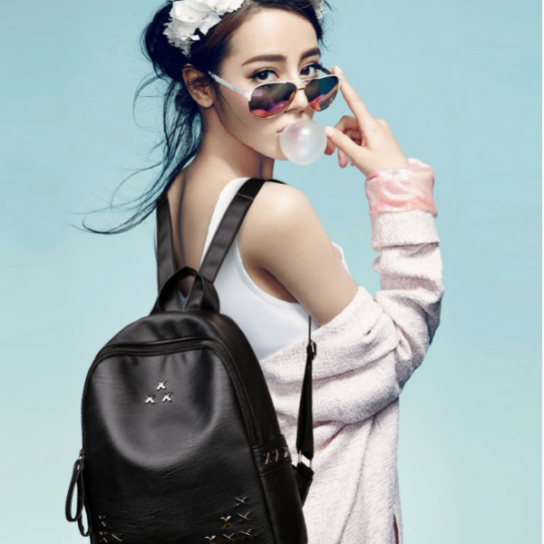 Tas Ransel Wanita korea / Korean Bagpack With 3 Stars